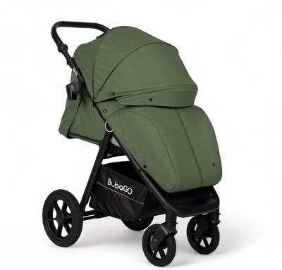 Детская коляска BUBAGO Bass Темно-зеленый
