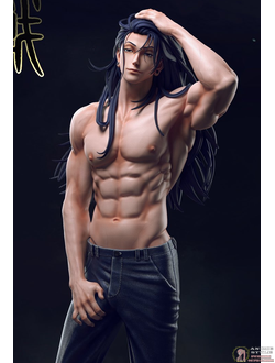 Фигурка статуя 1/6 Сугуру Гэто (Suguru Getou GK Statue pink bear studio)