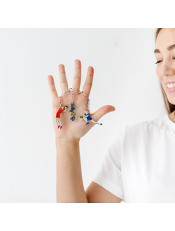 БРЕЛОК МЕТАЛЛИЧЕСКИЙ ДВУСТОРОННИЙ "Защитница"