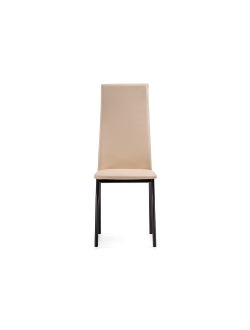 Стул на металлокаркасе Mirilis ваниль / темный мусс