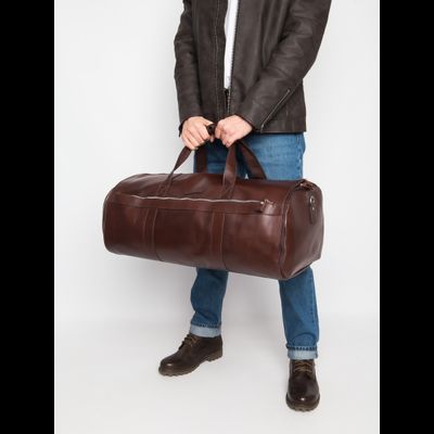 Кожаный портплед / дорожная сумка Milano Premium 
brown (арт. 4035-53)