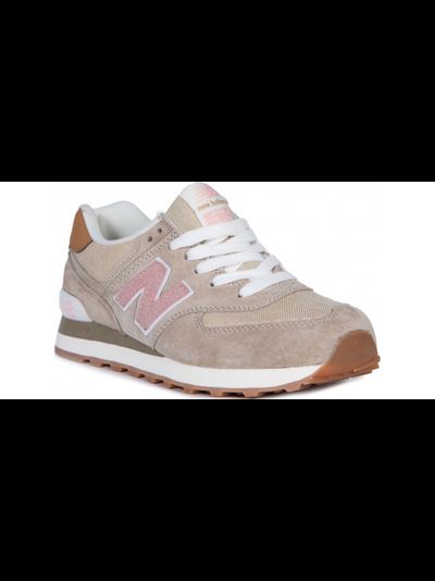 New Balance 574 Пудровые замшевые