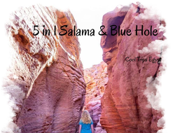 5 in 1 - Canyon Salama + Blue Hole + camel ride + Dahab + quad biking from Sharm El Sheikh