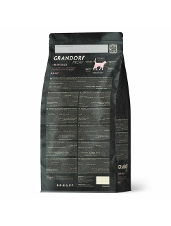 Grandorf Fresh для взрослых кошек с уткой и бататом, 400 г