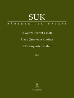 Suk, Josef  Piano Quartet in A minor op. 1