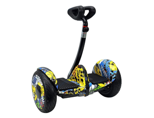 Мини-сигвей MiniRobot Mini Граффити желтый в Москве - цена