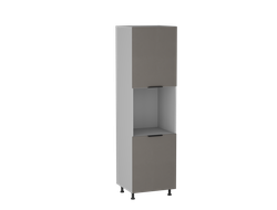 Кухня ВАТЕЛЬ - Шкаф-пенал ПГ-60 Мокко