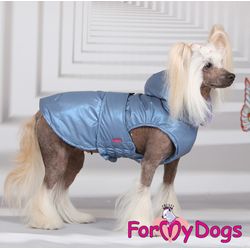 FOR MY DOGS попона синий металлик