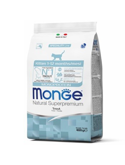 Корм для котят Monge (Монж) с форелью 0,4 кг