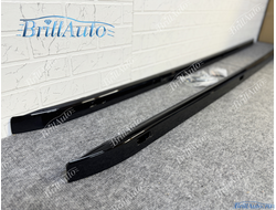 Рейлинги Toyota Land Cruiser 200 черные в стиле LX