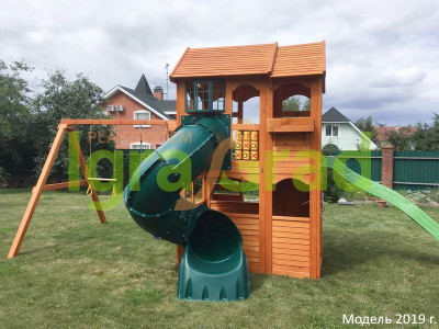 Детская площадка IgraGrad Клубный домик 2 с трубой