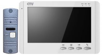 Комплект видеодомофона Монитор цв. CTV-М1701+ панель вызова  CTV-D10+