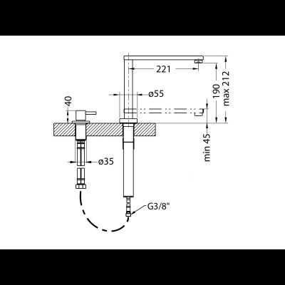 Смеситель Alveus NORMA