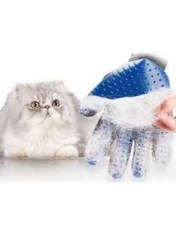 Перчатка-рукавица для вычесывания шерсти