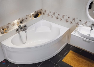 Акриловая Ванна Cersanit Kaliope 153x100 правая