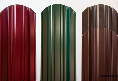 Забор из евроштакетника (однорядный)