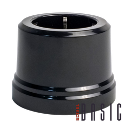 розетка пластик Basic черная