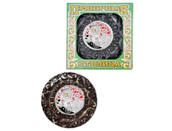 Пряник заварной глазированный "Ваш свадебный дизайн"  для гостей  в коробке 420 гр.