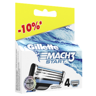 Сменная кассета Gillette Mach3 Start, 4 шт