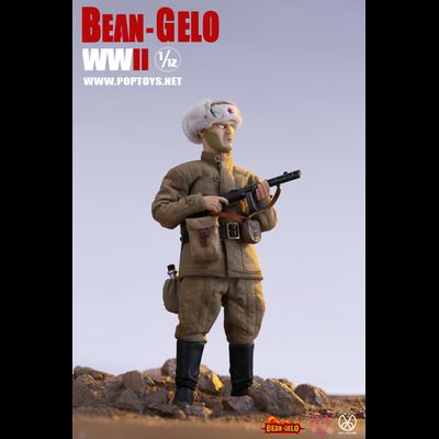 Красноармеец-рыбак Ефим - КОЛЛЕКЦИОННАЯ ФИГУРКА 1/12 scale Bean Gelo Series fisherman Lim Yefu Deluxe Ver (BGS027) - POP COSTUME