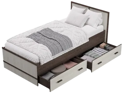 Кровать "Сакура" 0,9 м Венге/Лоредо (БТС)