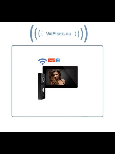 FREEDOM 7 FHD WIFI KIT - комплект из 7" сенсорного Full HD WIFI монитора и вызывной панели, с DVR (Tuya/Smart Life)