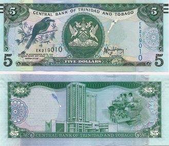 Тринидад и Тобаго 5 долларов 2006 г. (Модиф. 2013 г.)