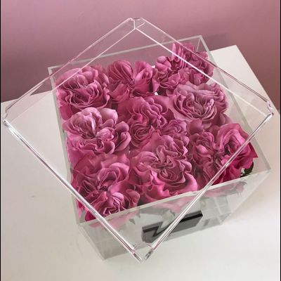 Стеклянный куб с розами Country blues STANDARD