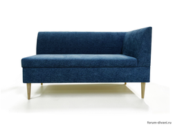 Кухонный ДИВАН "ФОРУМ-8Б" с боковой спинкой,  шенилл, правый