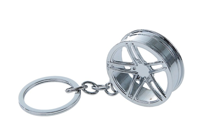 Брелок «ДИСК», металл ХРОМ