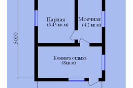 Баня 20 кв метров планировка Проект бани из клееного бруса