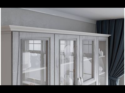 Буфеты Прованс 016 дуб канадский белый (ТЭКС)