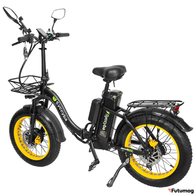 Электровелосипед Syccyba H2 (F11) DUAL 23AH желтый