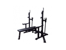 Стойка для пауэрлифтинга с жимовой скамьей AV131/80