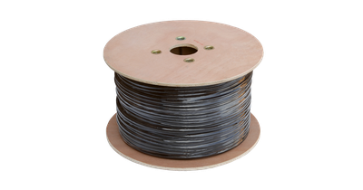 Кабель U/UTP 25 пар, Кат.5 (Класс D), 100МГц, одножильный, BC (чистая медь), внешний, PE до -40C, черный, 305м