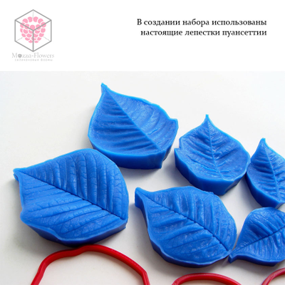 Набор вайнеров и каттеров "Лепестки пуансеттии"