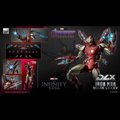 Железный Человек (Iron Man) - Коллекционная фигурка 1/12 SCALE The Infinity Saga DLX Iron Man Mark 85 (3Z02500C0) - Threezero