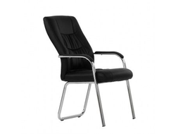 Кресло Barneo K-15 для посетителей и переговорных черный купить в Ялте