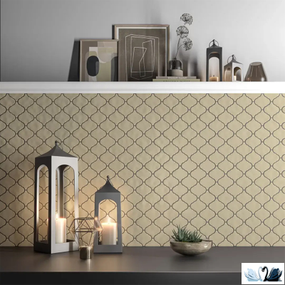 Плитка Kerama Marazzi Арабески 26 х 30 см желтая светлая матовая