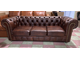Новый!!! Кожаный диван-кровать Chesterfield. Made in Finland. Натуральная итальянская  кожа.