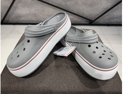 Сабо Crocs серые