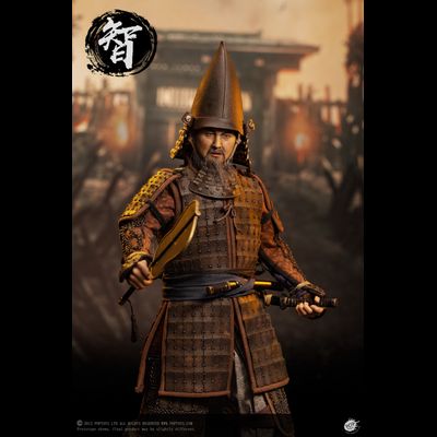 Воин клана Кацумото с веером ("Последний самурай") - КОЛЛЕКЦИОННАЯ ФИГУРКА 1/6 scale Ashigaru Trio Second Bomb Zhi Ashigaru (EX046) - POPTOYS