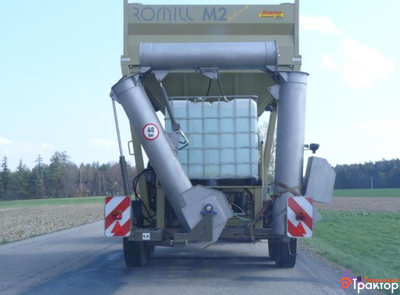 Передвижная вальцовая плющилка влажного зерна ROmiLL М2 Plus