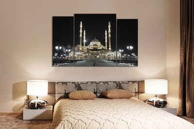 Модульная картина "Сердце Чечни"