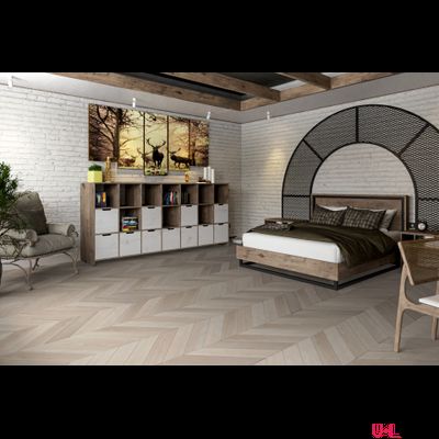 Кварцвиниловая плитка Damy Floor Chevron LVT Пале-Рояль / Palais Royal DF02-Ch-LVT 43 класс толщина 2.5 мм с фаской клеевая 3.048 м2