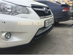 Защита радиатора Subaru XV 2012-2016 chrome PREMIUM