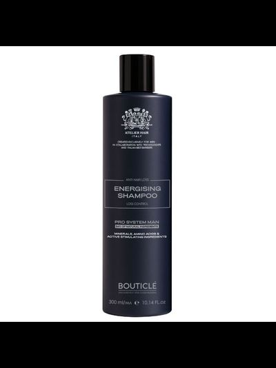 BOUTICLE MAN Укрепляющий Шампунь против выпадения волос с экстрактом мяты и сицилийского апельсина, 300 мл