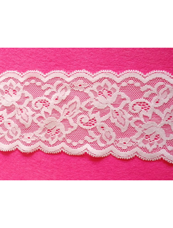Кружевная тесьма стрейч, 74 мм, арт. ST72004