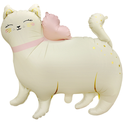 Кошечка с бантом, Сатин