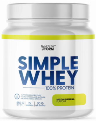 Сыворотка SIMPLE WHEY (450 гр.)HEALTH FORM. Дыня- банан